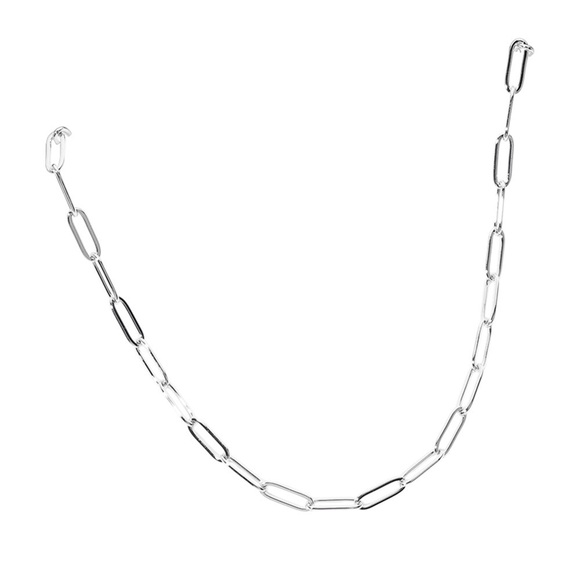 Elegant Silver Chain Necklace - Picture 3 of 3